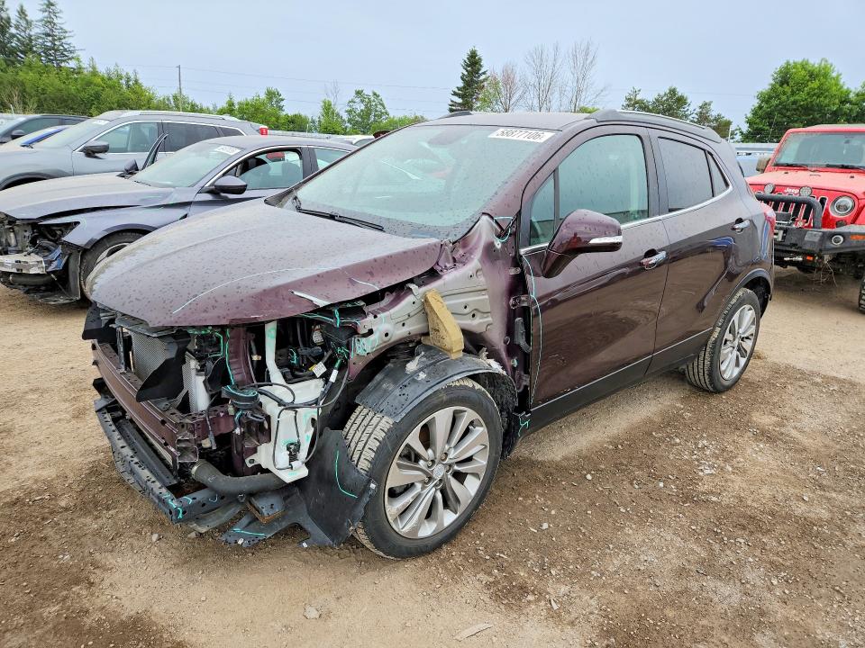 2017 Buick . VIN KL4CJASB8HB195371 COPART salvage auction — FRONT END, On - Permit Salvage, sold $1,600 on 2026-07-14 (photo 1)