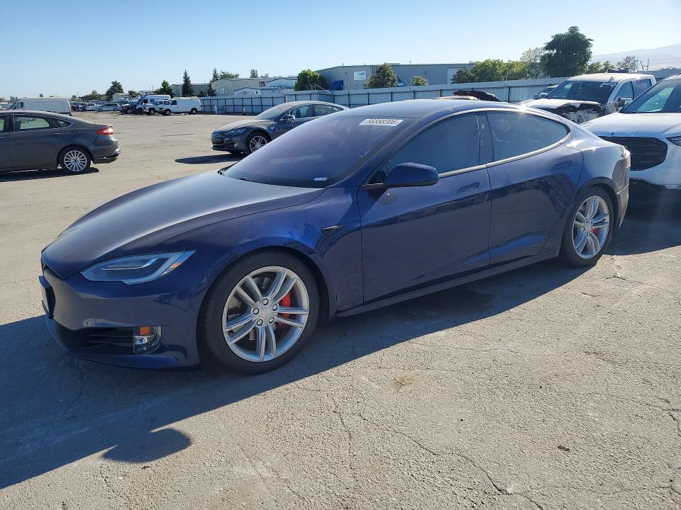 2017 Tesla Model s VIN 5YJSA1E28HF200840 — COPART salvage auction photo