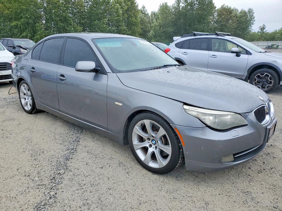 2008 BMW 5 series VIN WBANW13578CZ84451 COPART salvage auction — FRONT END, Wa - Cert Of Ownership-Rebuilt (P), sold $325 on 2026-07-27 (photo 4)
