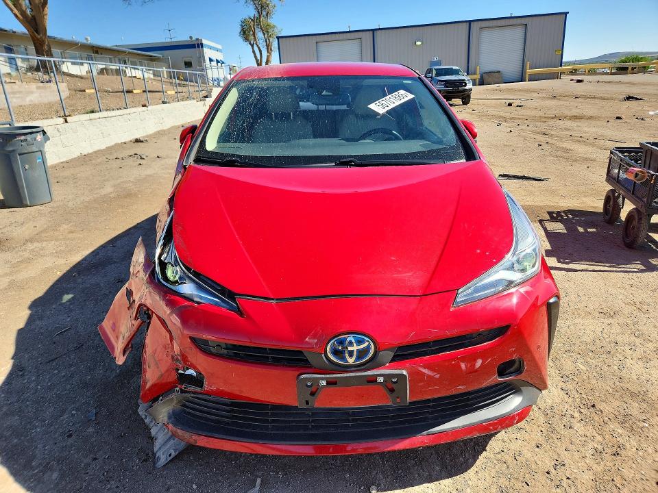 2021 Toyota Prius VIN JTDKAMFU0M3139718 COPART salvage auction — FRONT END, Nm - Cert Of Title-Salvage, sold $1,700 on 2026-07-30 (photo 5)