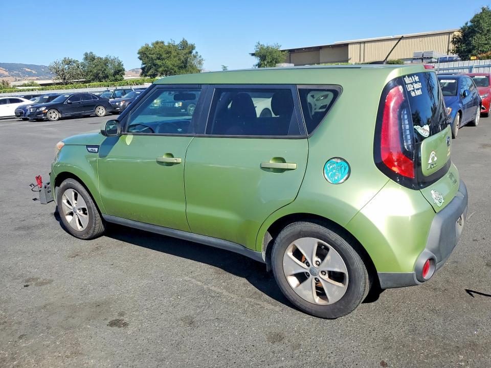 2016 Kia Soul VIN KNDJN2A21G7831624 COPART salvage auction — MECHANICAL, Ca - Salvage Certificate, sold $525 on 2026-07-09 (photo 2)