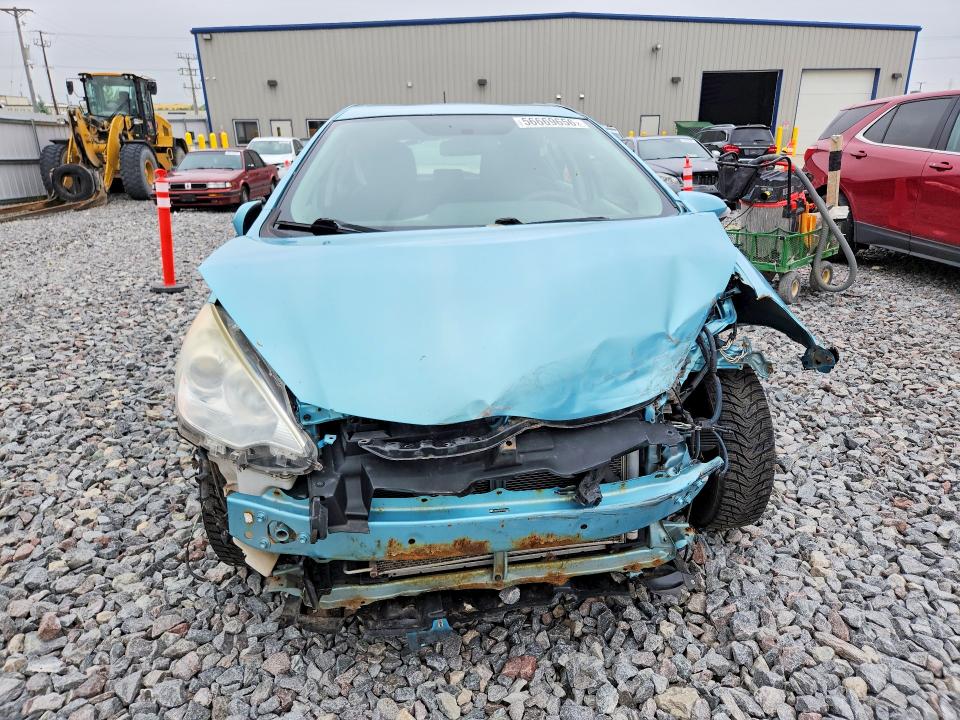 2012 Toyota Prius c VIN JTDKDTB3XC1012435 COPART salvage auction — FRONT END, Mi - Certificate Of Title, sold $2,500 on 2026-09-18 (photo 5)