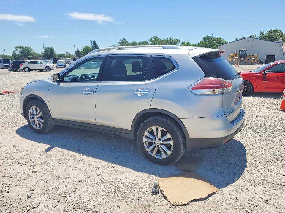 2015 Nissan Rogue VIN KNMAT2MV4FP563355 COPART salvage auction — NORMAL WEAR, OH - CERT OF TITLE-REBUILT SALVAGE, sold $300 on 2026-07-02 (photo 2)