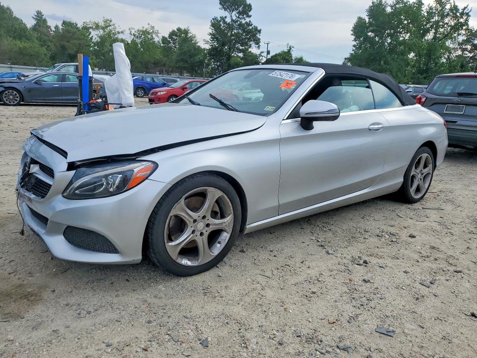 2017 Mercedes-benz VIN WDDWK4KB5HF483655 COPART salvage auction — FRONT END, Va - Cert Of Title - Salvage, sold $225 on 2026-07-07 (photo 1)