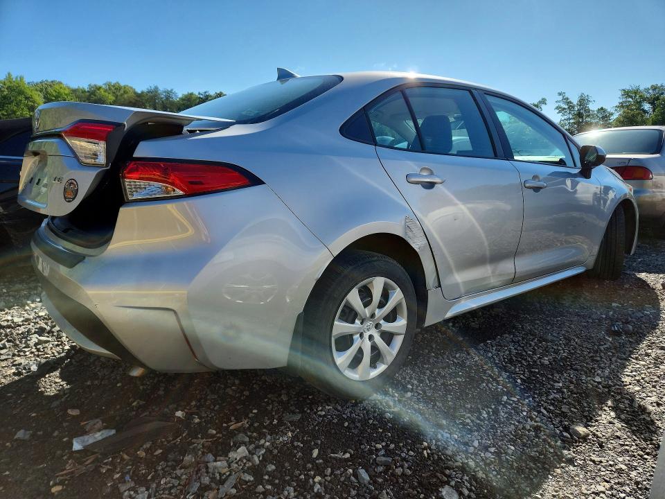 2021 Toyota Corolla VIN 5YFEPMAE8MP264596 COPART salvage auction — REAR END, Md - Cert Of Salvage > 75% Damage, sold $4,050 on 2026-07-31 (photo 3)