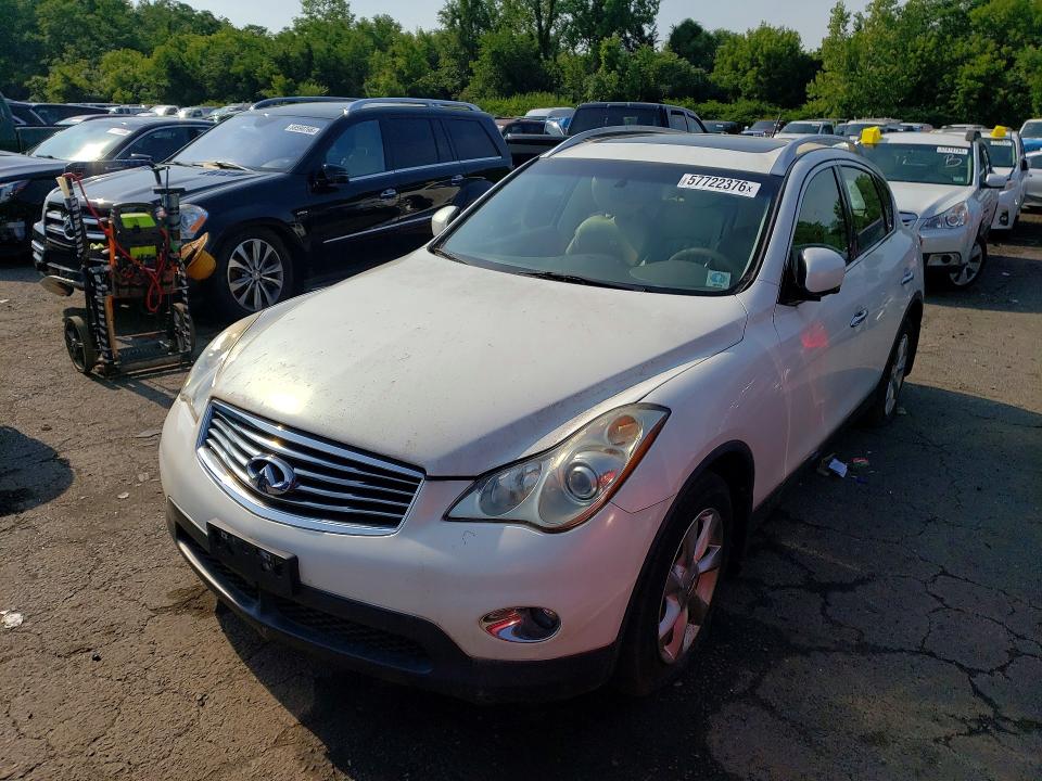 2010 Infiniti Ex35 VIN JN1AJ0HR2AM750517 — COPART salvage auction photo