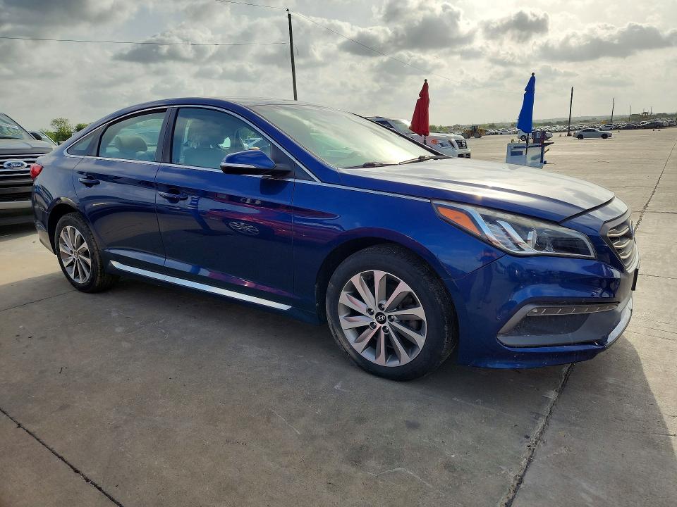 2017 Hyundai Sonata VIN 5NPE34AF2HH539712 COPART salvage auction — Burn Engine, Il - Salvage Certificate, sold $1,550 on 2026-07-09 (photo 4)