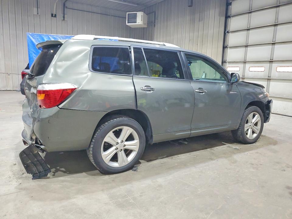 2009 Toyota Highlander VIN JTEES42A692143206 COPART salvage auction — FRONT END, Nh - Cert Of Title-Salvage, sold $150 on 2026-07-30 (photo 3)
