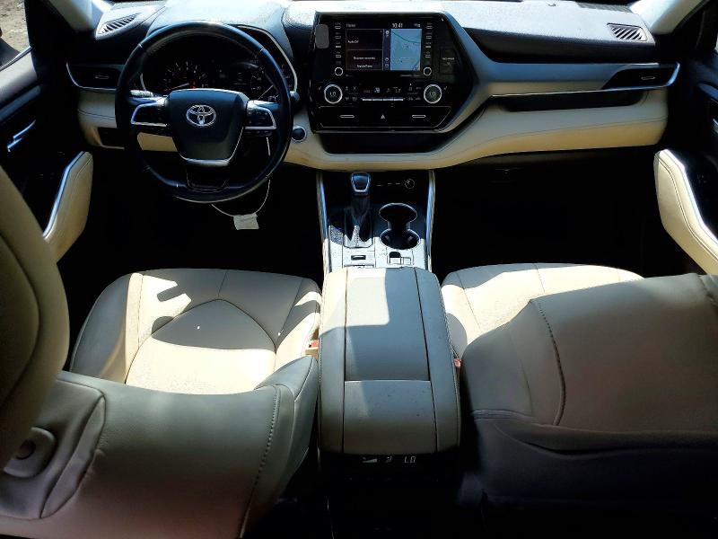 2020 Toyota Highlander VIN 5TDHZRBH6LS506742 COPART salvage auction — REAR END, MD - CERT OF SALVAGE > 75% DAMAGE, sold $7,800 on 2026-07-23 (photo 8)