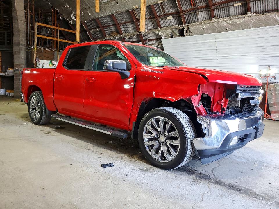 2020 Chevrolet Silverado 1500 VIN 3GCUYDET4LG421059 COPART salvage auction — FRONT END, Ny - Mv-907A Salvage Certificate (P), sold $14,100 on 2026-07-11 (photo 4)