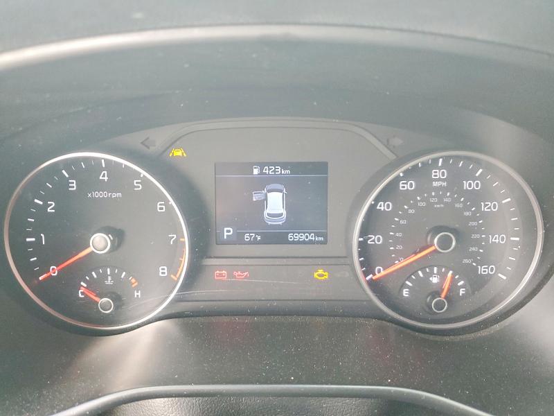 2022 Kia Sportage VIN KNDP63AC7N7961684 COPART salvage auction — FRONT END, Ca - Salvage Certificate, sold $4,650 on 2026-07-16 (photo 9)