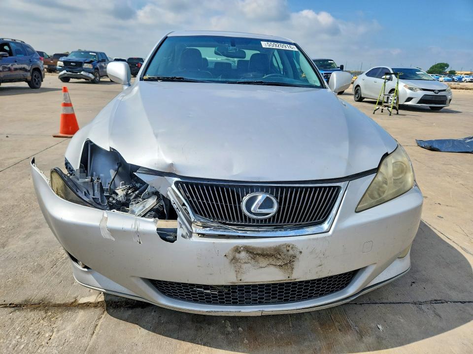 2008 Lexus Is VIN JTHBK262282082349 COPART salvage auction — REAR END, Tx - Salvage Vehicle Title, sold $550 on 2026-07-13 (photo 5)