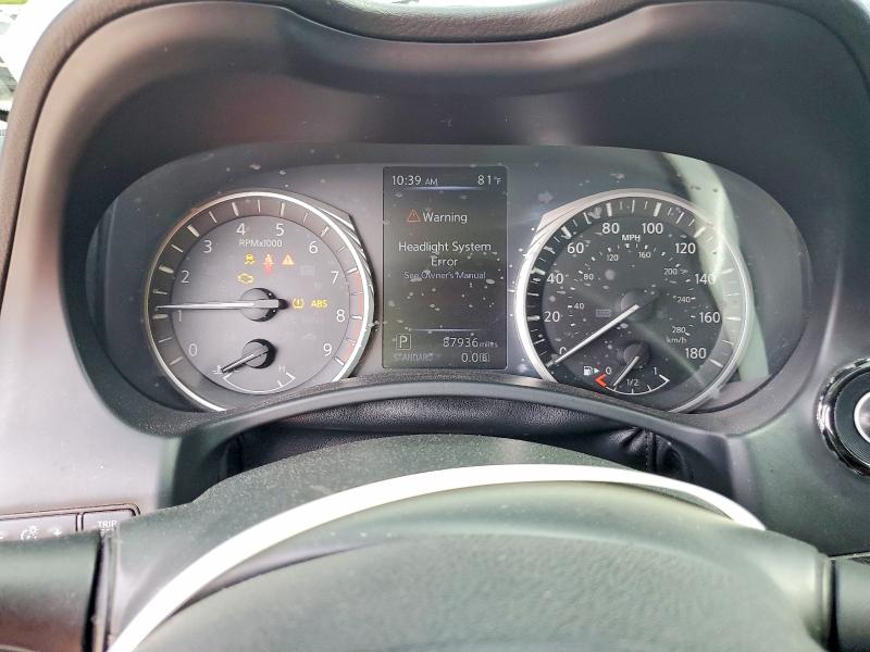2018 Infiniti Q50 VIN JN1EV7AP5JM362057 COPART salvage auction — FRONT END, Fl - Cert Of Title Slvg Rebuildable, sold $2,550 on 2026-07-10 (photo 9)
