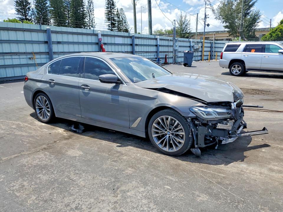 2021 BMW 5er VIN WBA53BH01MCF19947 COPART salvage auction — FRONT END, Fl - Certificate Of Destruction, sold $4,650 on 2026-07-22 (photo 4)