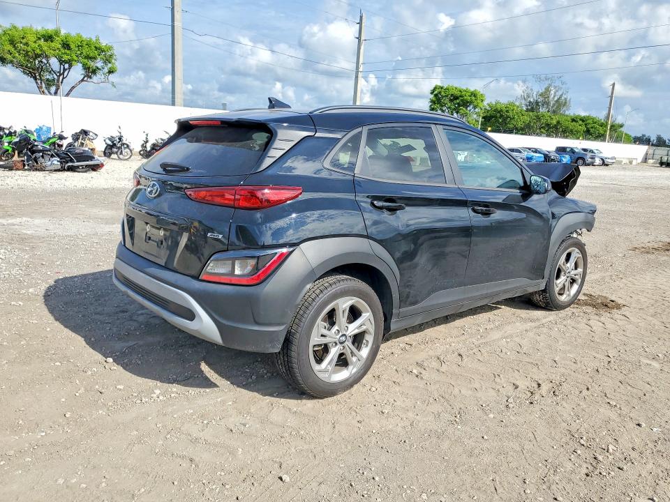2023 Hyundai VIN KM8K6CAB3PU054853 COPART salvage auction — FRONT END, Fl - Certificate Of Destruction, sold $1,900 on 2026-07-08 (photo 3)