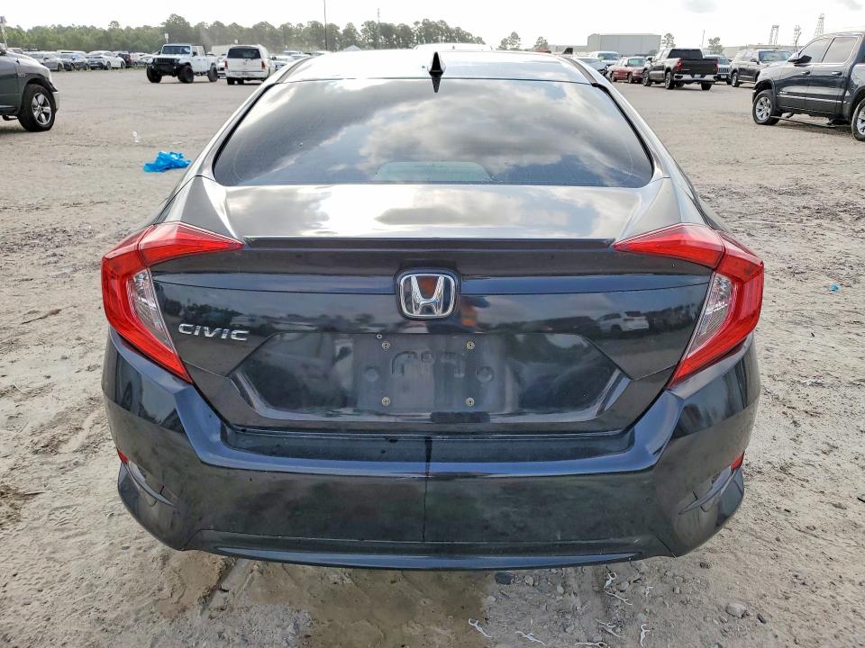 2018 Honda Civic VIN JHMFC1F33JX036460 COPART salvage auction — WATER/FLOOD, Tx - Salvage Title-Flood Damage, sold $150 on 2026-07-24 (photo 6)