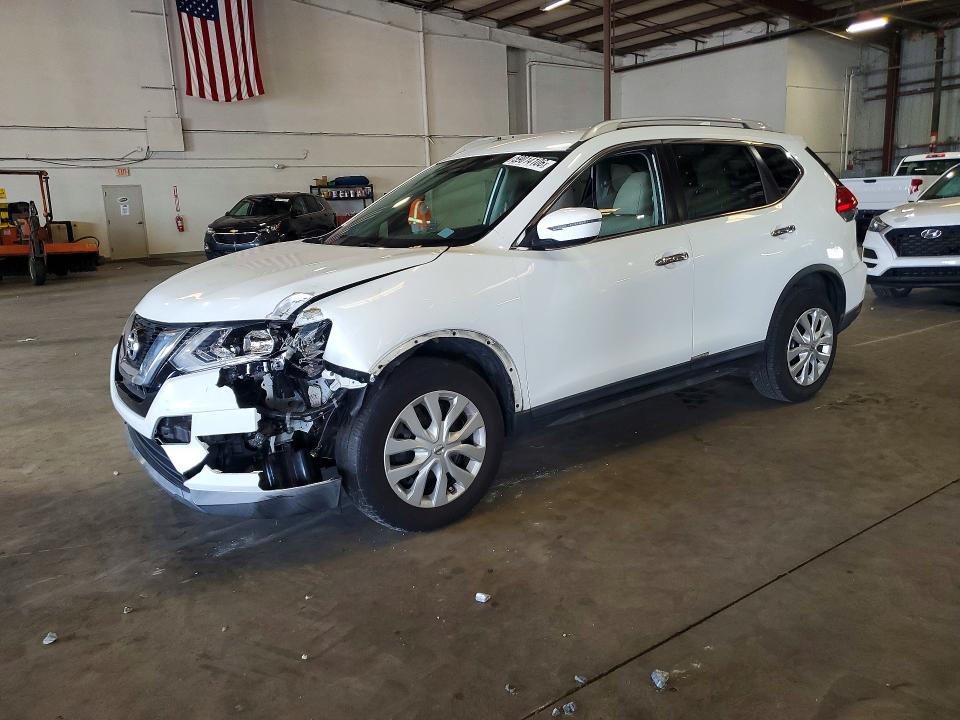 2017 Nissan Rogue VIN KNMAT2MV8HP570053 COPART salvage auction — FRONT END, Fl - Cert Of Title Slvg Rebuildable, sold $1,750 on 2026-07-15 (photo 1)