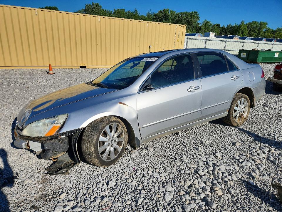 2007 Honda Accord VIN 1HGCM66817A027411 COPART salvage auction — FRONT END, Oh - Cert Of Title-Salvage, sold $250 on 2026-07-09 (photo 1)