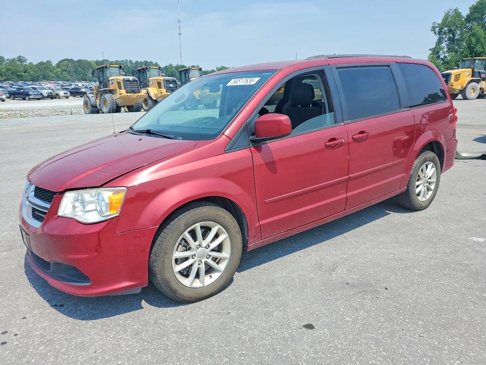2016 Dodge Caravan VIN 2C4RDGCG3GR249258 COPART salvage auction — SIDE, Nc - Salvage Certificate Of Title, sold $850 on 2026-07-28 (photo 1)
