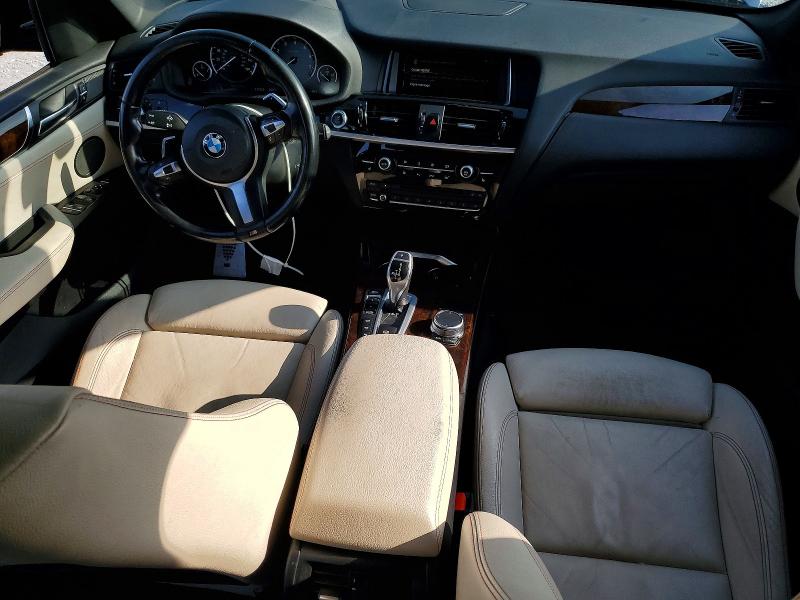2017 BMW X3 VIN 5UXWX7C37H0U43650 COPART salvage auction — FRONT END, Fl - Cert Of Title Slvg Rebuildable, sold $3,850 on 2026-07-10 (photo 8)