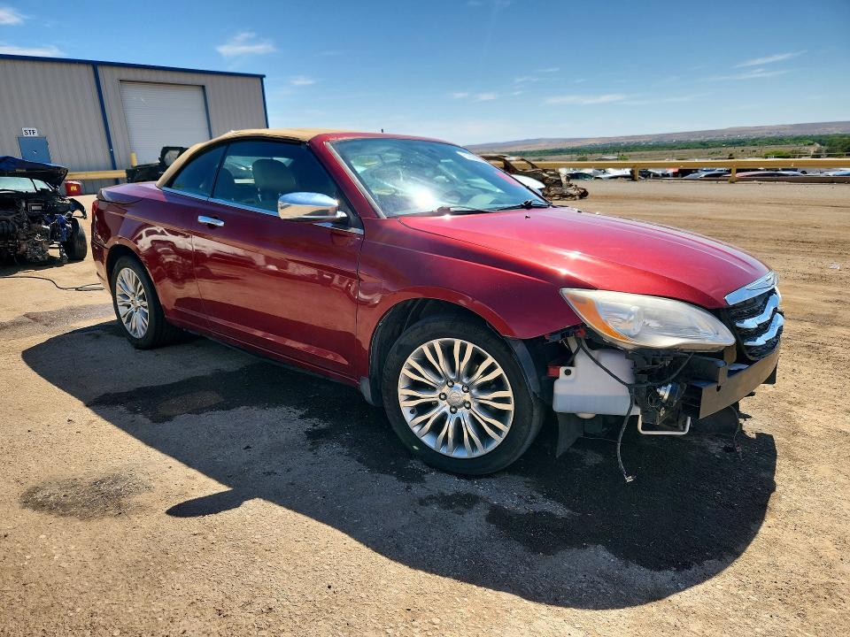 2012 Chrysler 200 VIN 1C3BCBFG4CN289086 COPART salvage auction — FRONT END, Nm - Cert Of Title-Salvage, sold $300 on 2026-08-24 (photo 4)