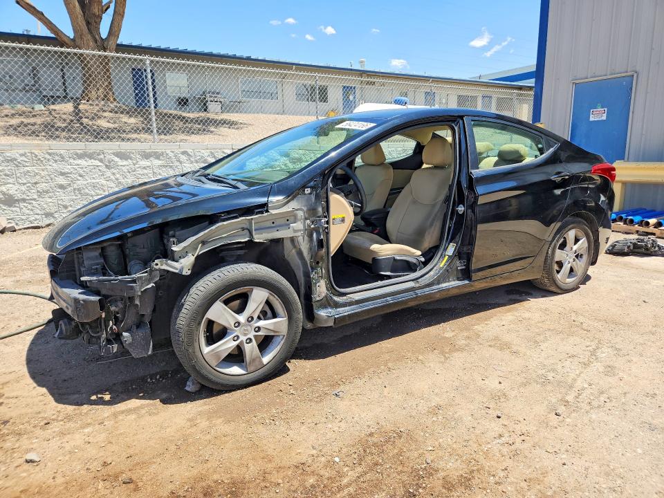 2012 Hyundai Elantra VIN KMHDH4AE0CU191245 COPART salvage auction — SIDE, Nm - Cert Of Title-Salvage, sold $1,000 on 2026-07-13 (photo 1)