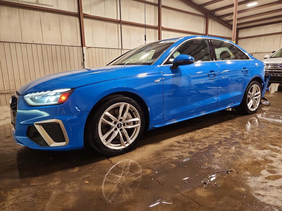 2020 Audi A4 VIN WAUENAF45LN010809 COPART salvage auction — REAR END, Pa - Certificate Of Salvage, sold $3,900 on 2026-07-21 (photo 1)