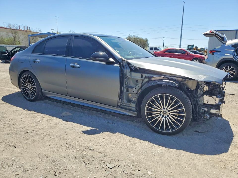 2022 Mercedes-benz C-klasse VIN W1KAF4GB8NR065995 COPART salvage auction — FRONT END, NV - SALVAGE TITLE, sold $18,800 on 2026-07-02 (photo 4)