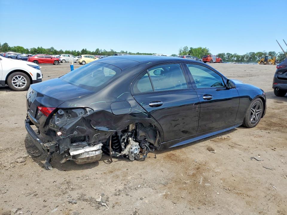 2023 Mercedes-benz C-klasse VIN W1KAF4GB4PR108599 COPART salvage auction — REAR END, Va - Cert Of Title - Salvage, sold $14,100 on 2026-07-29 (photo 3)