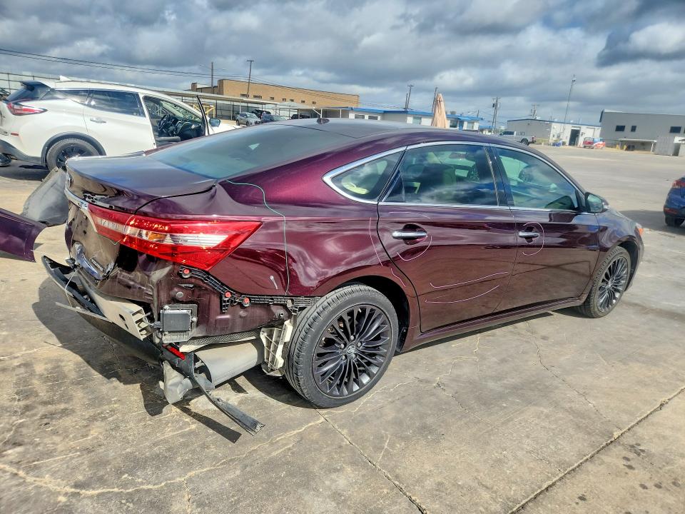2017 Toyota Avalon VIN 4T1BK1EB3HU250819 COPART salvage auction — REAR END, Tx - Salvage Vehicle Title, sold $5,800 on 2026-07-09 (photo 3)