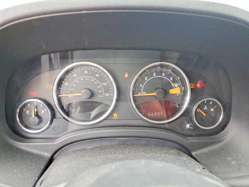 2017 Jeep Compass VIN 1C4NJCEB2HD163090 COPART salvage auction — FRONT END, Mi - Certificate Of Title, sold $675 on 2026-07-09 (photo 9)