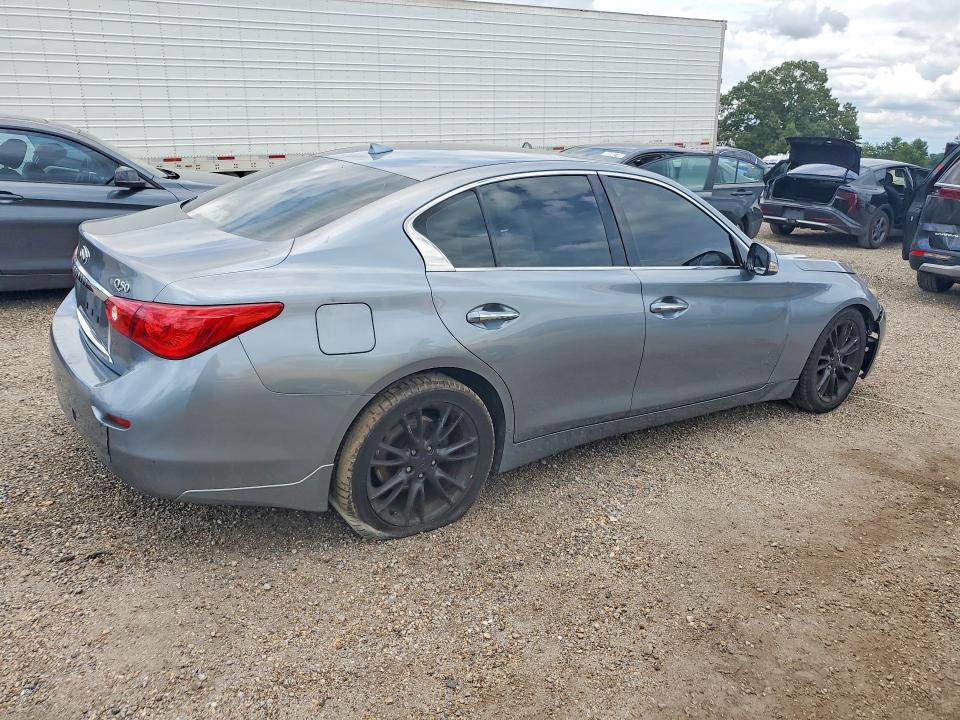 2015 Infiniti Q50 VIN JN1BV7AP2FM346831 COPART salvage auction — FRONT END, Fl - Certificate Of Title, sold $1,750 on 2026-08-01 (photo 3)