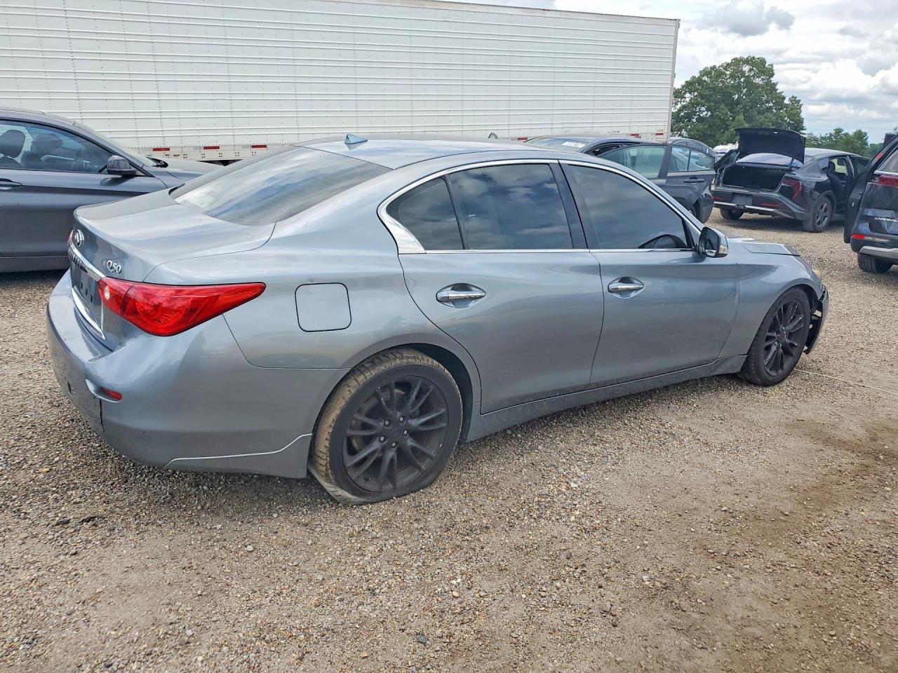 2015 Infiniti Q50 VIN JN1BV7AP2FM346831 COPART salvage auction — Front End, FL - CERTIFICATE OF TITLE, sold $1,750 on 2026-07-02 (photo 3)