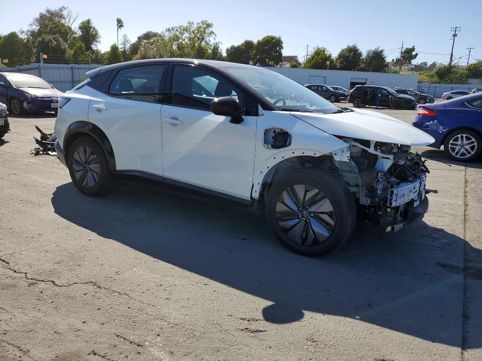 2024 Nissan Ariya VIN JN1DF0BB7RM735985 COPART salvage auction — FRONT END, Ca - Salvage Certificate, sold $12,700 on 2026-08-14 (photo 4)