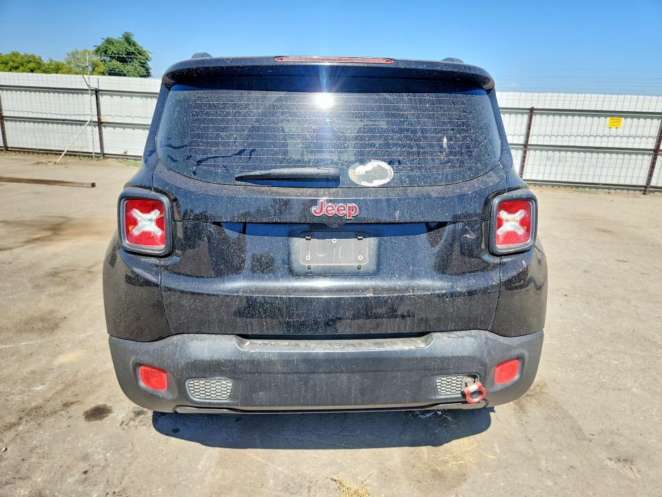2015 Jeep Renegade VIN ZACCJAAT8FPB82123 COPART salvage auction — FRONT END, Ca - Salvage Certificate, sold $800 on 2026-07-10 (photo 6)