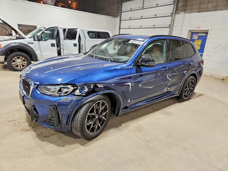 2024 BMW VIN 5UX83DP03R9W77994 COPART salvage auction — FRONT END, Mn - Cert Of Title-Salvage, sold $3,150 on 2026-07-30 (photo 1)