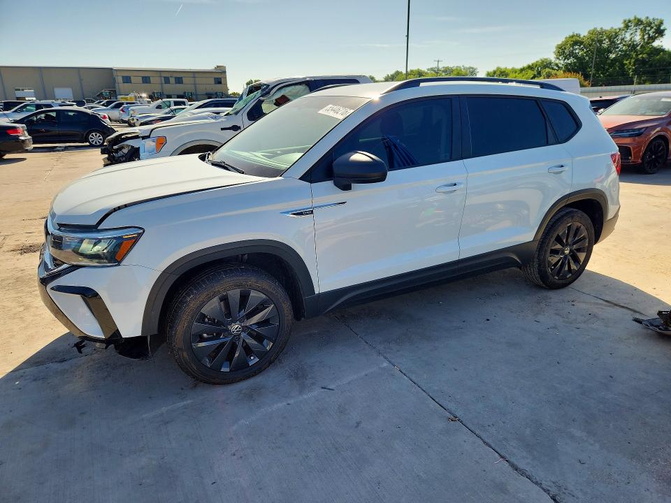 2023 Volkswagen Taos VIN 3VVCX7B20PM368669 COPART salvage auction — FRONT END, Tx - Salvage Vehicle Title, sold $5,800 on 2026-07-23 (photo 1)