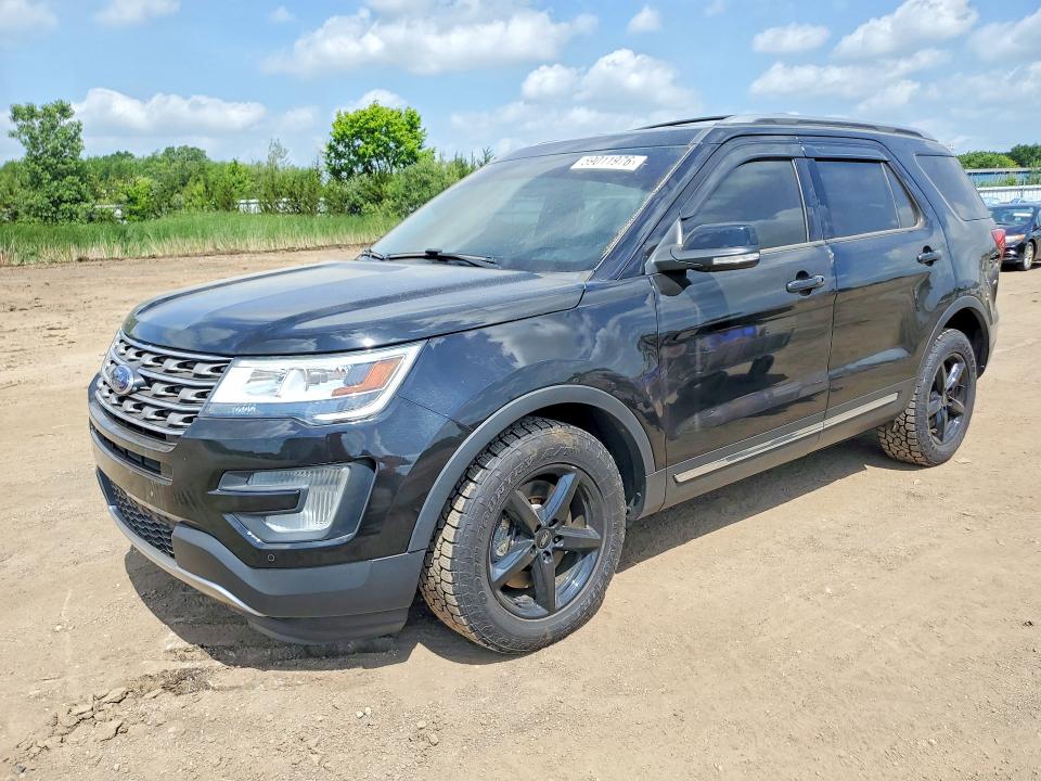 2017 Ford Explorer VIN 1FM5K8DH2HGA74310 COPART salvage auction — MECHANICAL, Oh - Certificate Of Title, sold $2,350 on 2026-07-06 (photo 1)