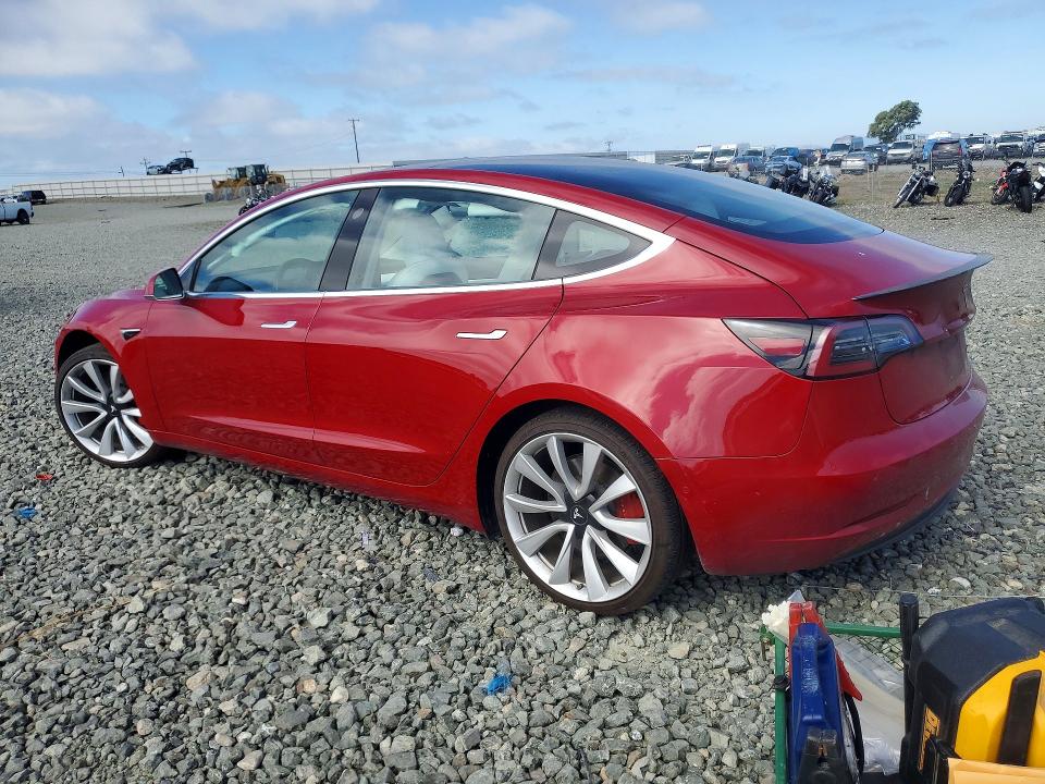 2018 Tesla Model 3 VIN 5YJ3E1EB8JF079452 COPART salvage auction — FRONT END, Ca - Salvage Certificate, sold $5,900 on 2026-07-30 (photo 2)