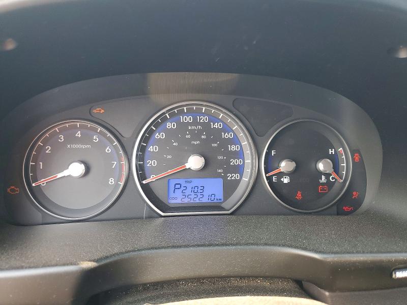 2012 Hyundai Santa fe VIN 5XYZHDAG7CG144341 COPART salvage auction — MINOR DENT/SCRATCHES, Ns - Cert Of Registration, sold $1,100 on 2026-07-09 (photo 9)