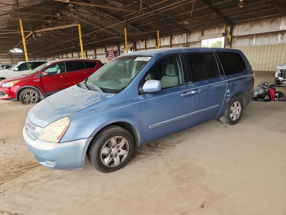 2006 Kia SEDONA VIN KNDMB233X66032201 COPART salvage auction — REAR END, AZ - CERTIFICATE OF TITLE, sold $475 on 2026-07-29 (photo 1)