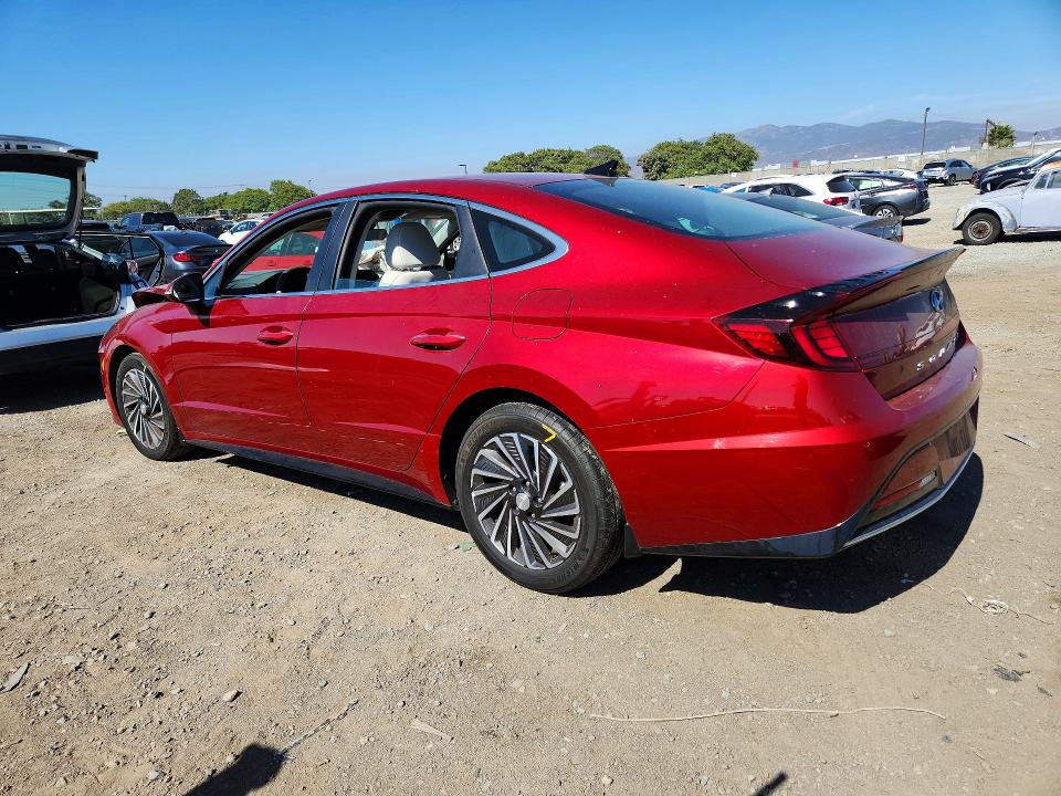 2023 Hyundai Sonata VIN KMHL34JJXPA074139 COPART salvage auction — FRONT END, CA - SALVAGE CERTIFICATE, sold $3,750 on 2026-07-24 (photo 2)