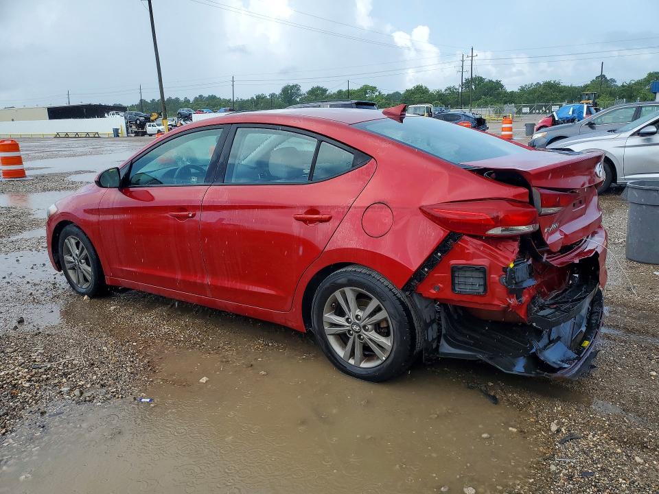 2018 Hyundai Elantra VIN 5NPD84LF8JH223392 COPART salvage auction — REAR END, Tx - Salvage Vehicle Title, sold $2,800 on 2026-07-09 (photo 2)