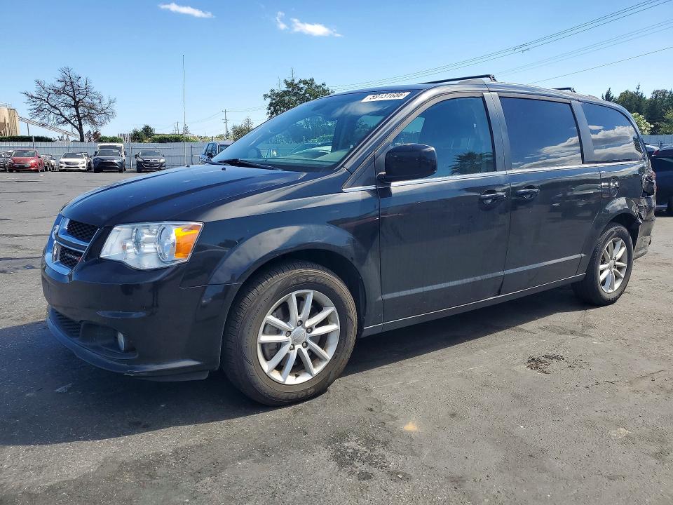 2019 Dodge Caravan VIN 2C4RDGCG4KR694486 COPART salvage auction — REAR END, Ca - Salvage Certificate, sold $1,400 on 2026-07-09 (photo 1)