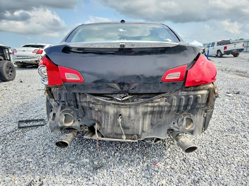 2010 Infiniti G37 VIN JN1CV6AP1AM201271 COPART salvage auction — REAR END, La - Cert Of Title-Salvage, sold $325 on 2026-07-06 (photo 6)