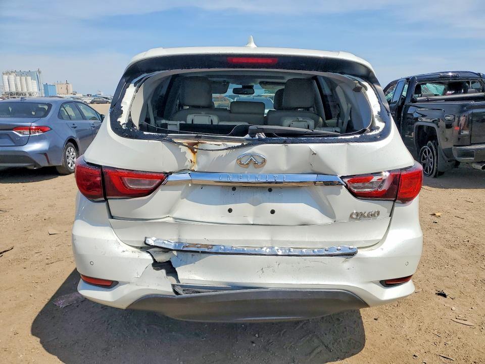 2017 Infiniti Qx60 VIN 5N1DL0MM7HC545575 COPART salvage auction — REAR END, Il - Salvage Certificate, sold $1,900 on 2026-07-10 (photo 6)