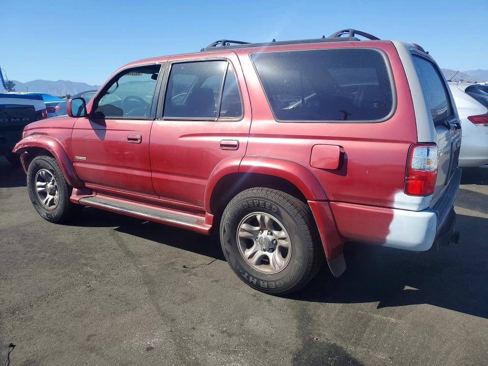 2002 Toyota 4runner VIN JT3GN86R220247872 COPART salvage auction — FRONT END, Ca - Salvage Certificate, sold $1,000 on 2026-07-13 (photo 2)