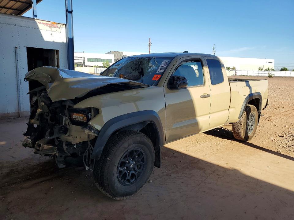 2019 Toyota Tacoma VIN 5TFSX5EN7KX069705 COPART salvage auction — FRONT END, Az - Cert Of Title - Salvage, sold $4,550 on 2026-07-14 (photo 1)