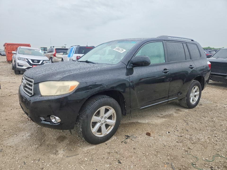 2009 Toyota Highlander VIN JTEES41A192130168 COPART salvage auction — FRONT END, In - Certificate Of Title, sold $1,950 on 2026-07-10 (photo 1)