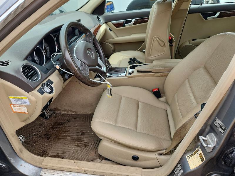 2013 Mercedes-benz C-klasse VIN WDDGF8AB4DR298703 COPART salvage auction — FRONT END, Il - Salvage Certificate, sold $250 on 2026-09-08 (photo 7)